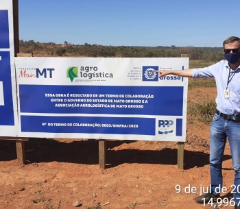 Agrologistica vistoria obras na MT-244